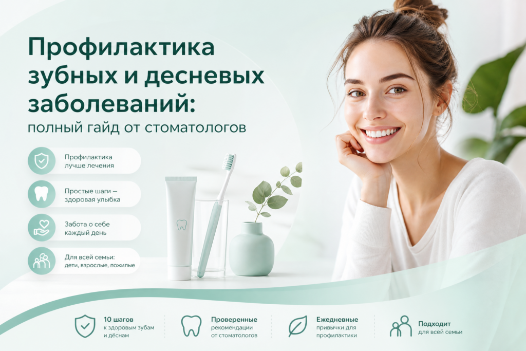 Профилактика зубных и десневых заболеваний: полный гайд от стоматологов «Белла Вита Дент»