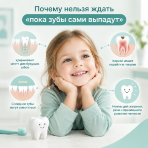 Почему нельзя ждать «пока зубы сами выпадут»